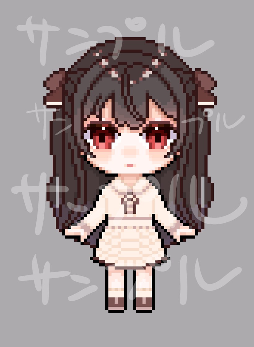 ゲーム・配信に使える2頭身キャラドット絵制作ます 商用利用込みのお値段！アニメーションも可！ イメージ8