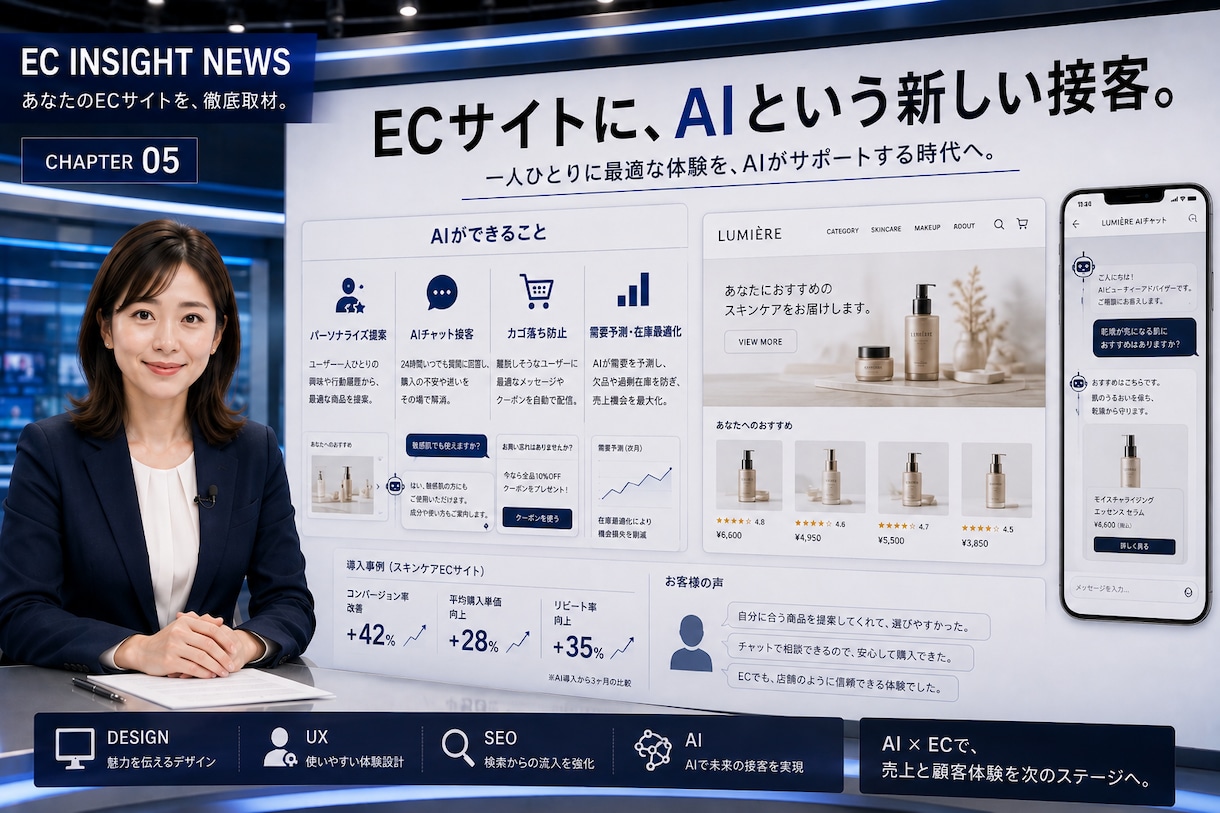 ECサイト制作・ネットショップを構築します デザイン・SEO・購入導線まで設計するECサイト イメージ5