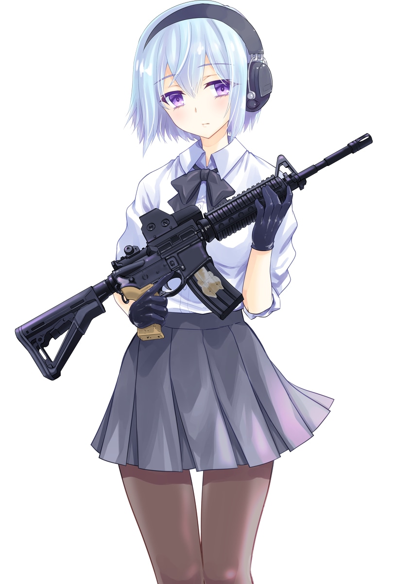 VTuber、立ち絵、美麗イラスト描きます 可愛いかっこいい銃器少女も得意です イメージ2