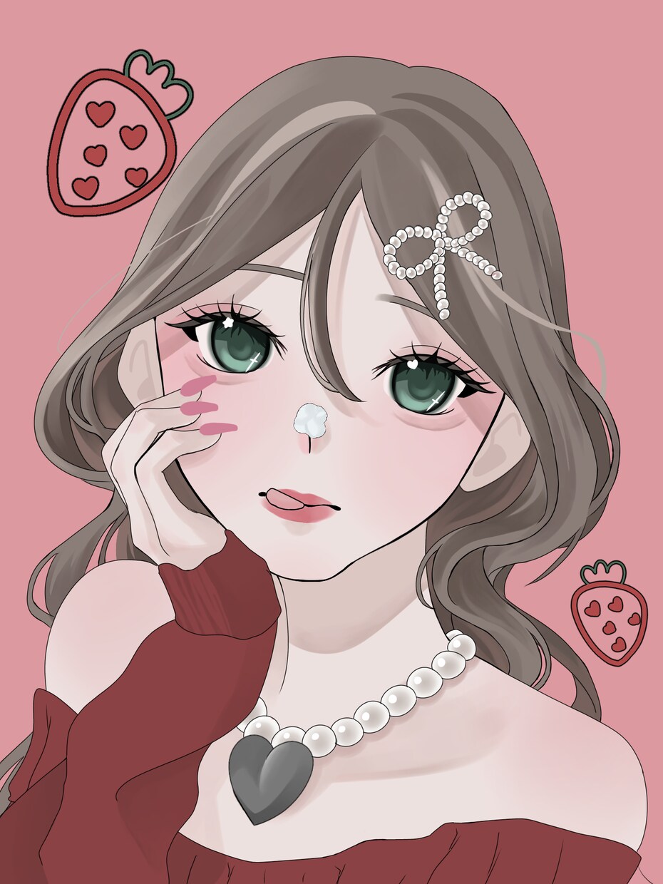ご要望通りの可愛い女の子描けます アイコン、サムネ等なんでもOKです！！ イメージ1