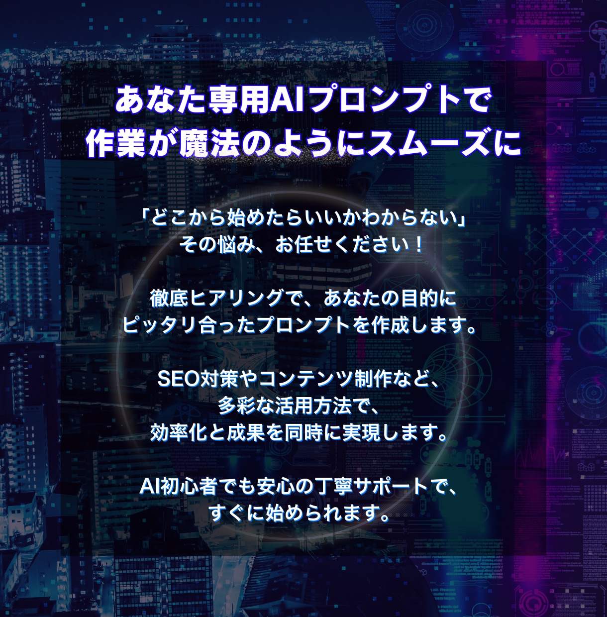 即使えるAIプロンプトを制作します どんなジャンルでもAIに伝わるプロンプト/差がつく高設計 イメージ3