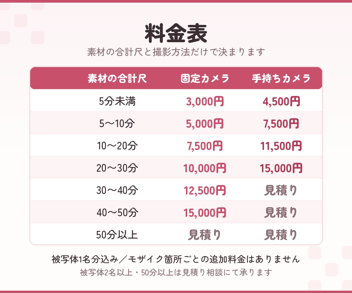 動きの速い被写体もモザイク加工します 実績1000本超｜審査を見据えた丁寧なモザイク・ぼかし加工 イメージ2