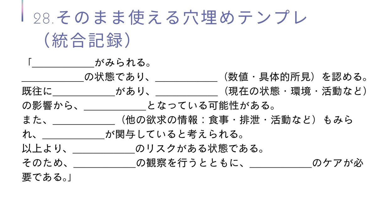 看護記録苦手な学生用ヘンダーソン完全ガイドあります 例題とテンプレ付きなのでそのまま使えます イメージ10