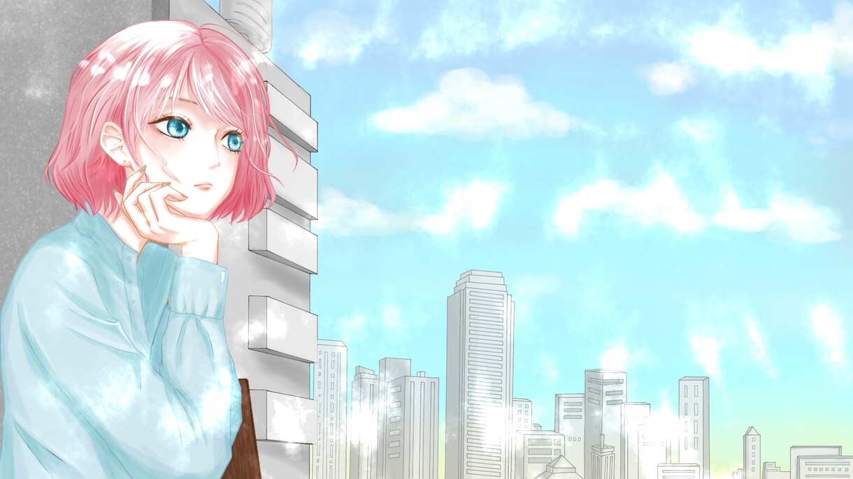 歌ってみた等の1枚絵描きます 歌みたやMVのイラスト制作1～2週間で納品！絵柄寄せ可能♬ イメージ4