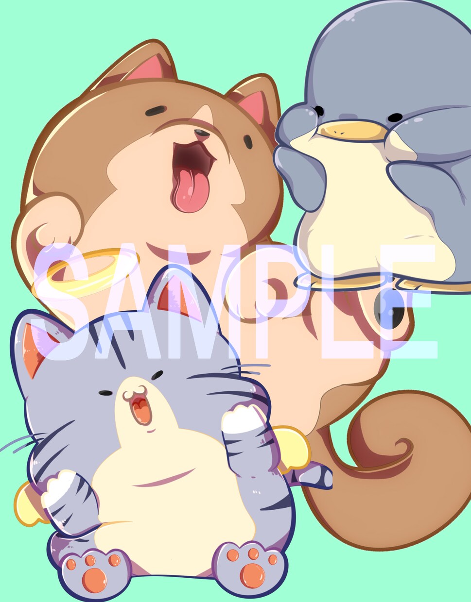 デフォルメでキャラクターイラスト描きます 人物、動物、オリジナルから何でもどうぞ！ イメージ1