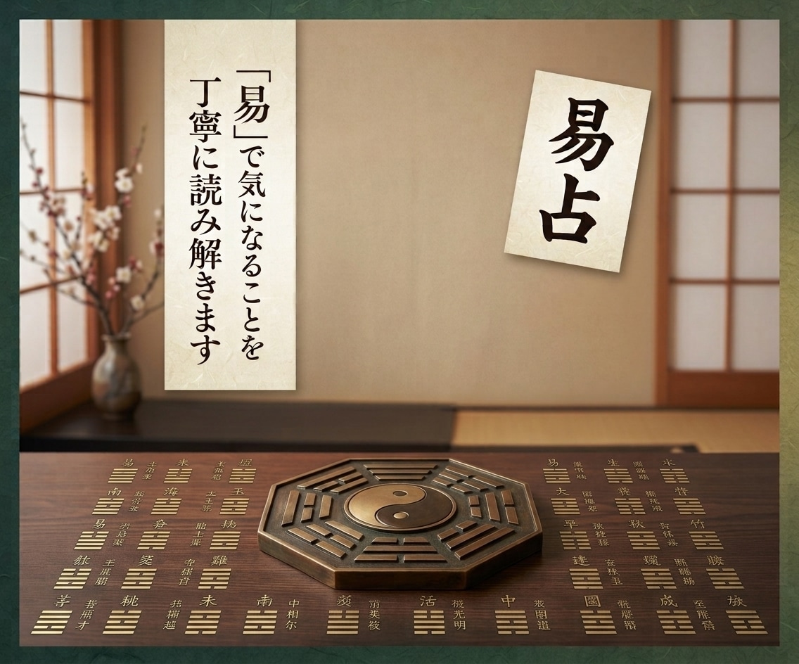 易で気になることを丁寧に読み解きます 迷いや不安を易から一緒に整理していきます イメージ1