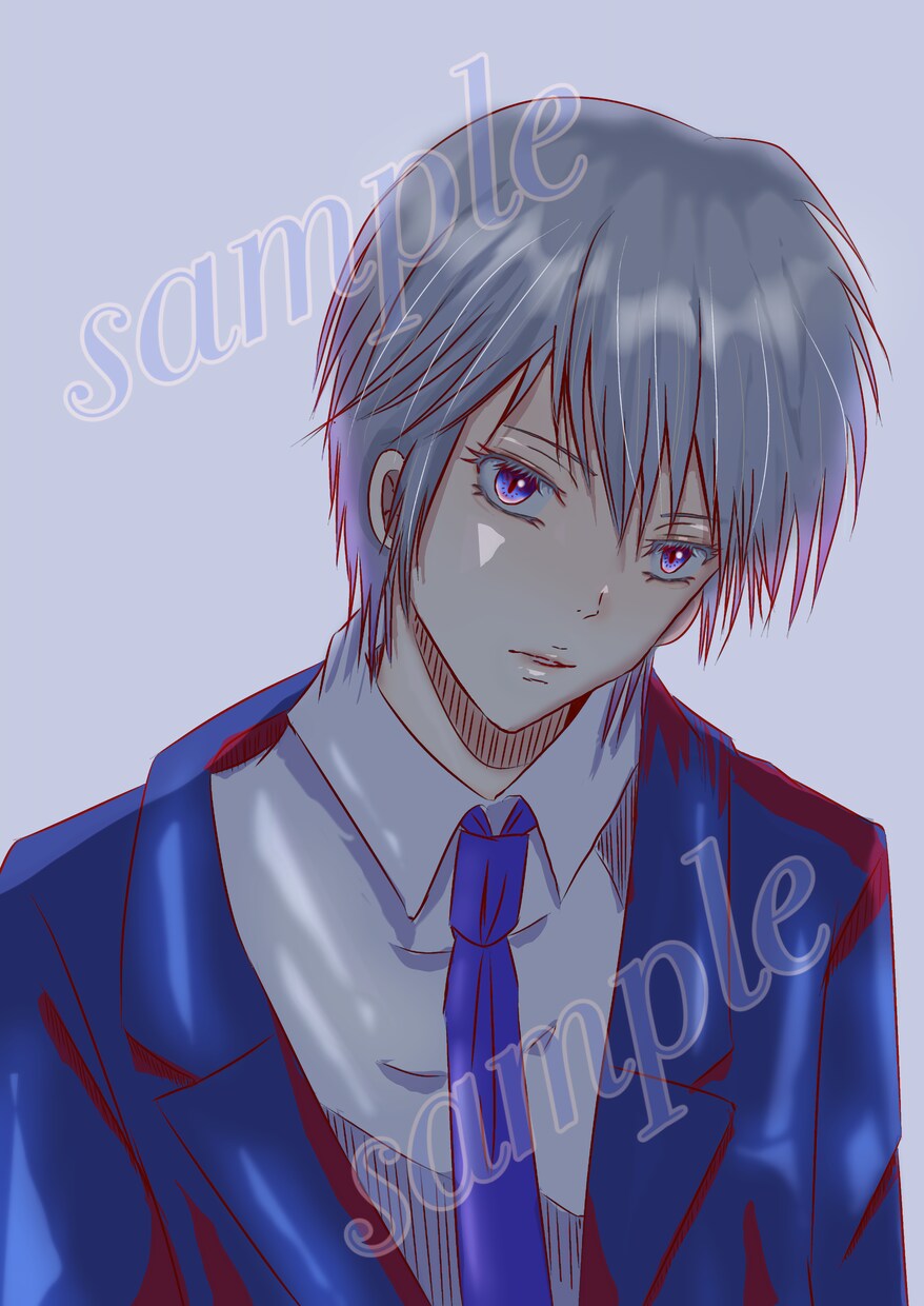 あなただけの素敵なアイコンを作成します オリジナルで透明感のあるイラストをお届けします。 イメージ10