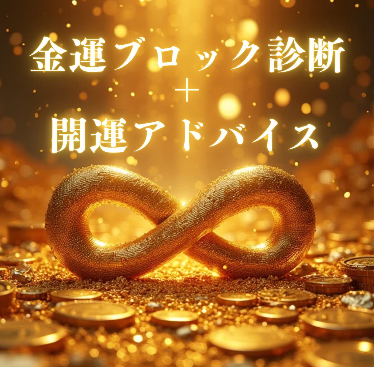 新）金運ブロック診断＋開運アドバイスします 占い×心理学を使って、心の壁を解消し【金運体質】へ導きます イメージ1