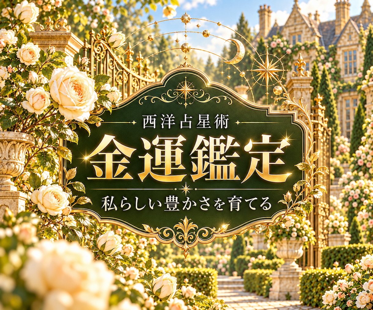 西洋占星術で金運とお金の使い方を読みます あなたにとって心地よい豊かさを見つめる イメージ1