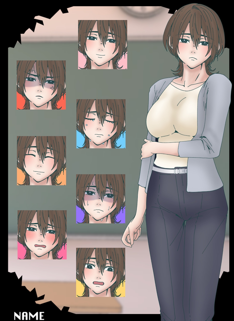 立ち絵+アイコン画像作成します SNS、Vtuber、TRPG…いろんな用途にどうぞ*:+° イメージ8