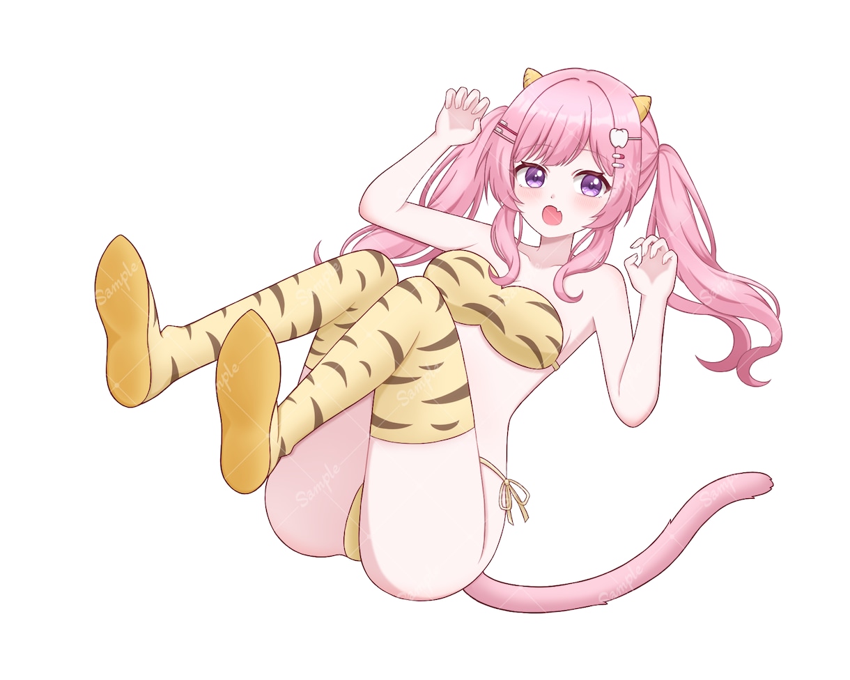 等身もデフォルメもOK！かわいいイラストを描きます パッと見てかわいい！と思えるイラストをお描きします♪ イメージ2