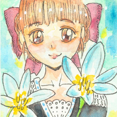 リクエストに応じて手書き女の子イラストを描きます 自分へのプレゼントやアイコンにお使いください♪ イメージ4