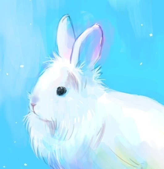 イキイキしたうさぎさんの似顔絵描きます マンガ風、リアル風、アイコン用など希望に応じます。 イメージ2