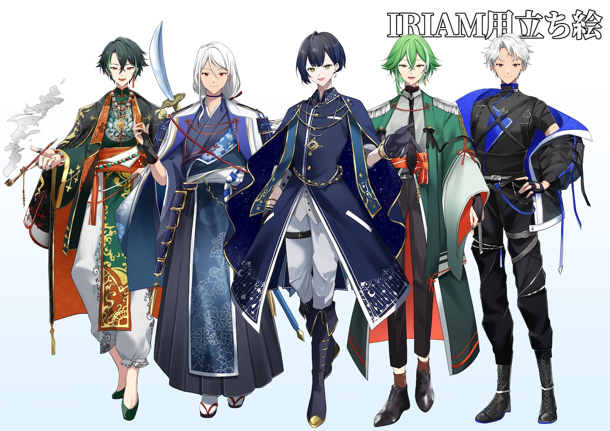 イケメン特化配信イラスト制作します 配信サムネ、アイコンにも対応！構図やキャラデザから相談可能！ イメージ3