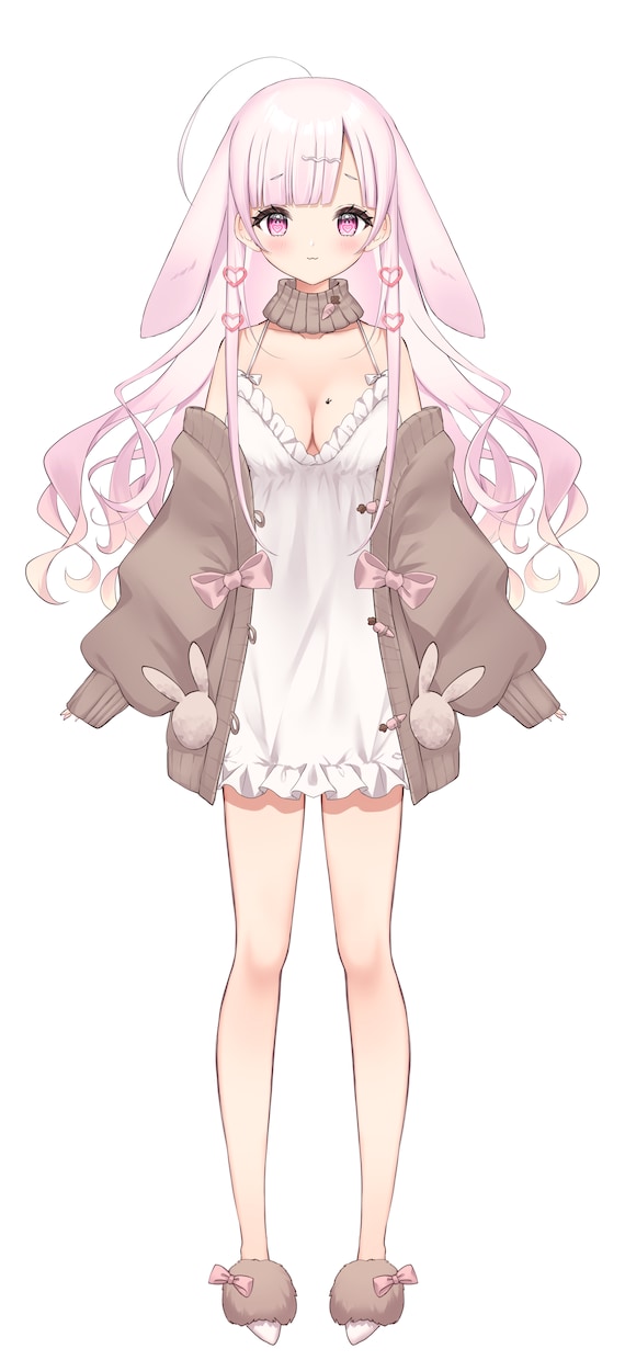Vtuber・Live2D用立ち絵制作いたします キャラデザ・パーツ分けも可能な立ち絵を制作します イメージ3