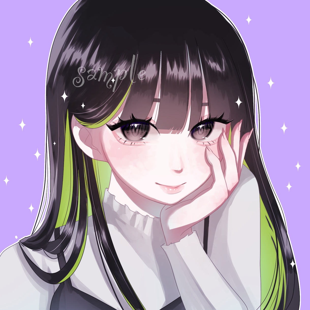 最短2日！エモかわいい女の子イラスト描きます 背景無料、商用、二次利用可！様々な場面でお使いください イメージ6