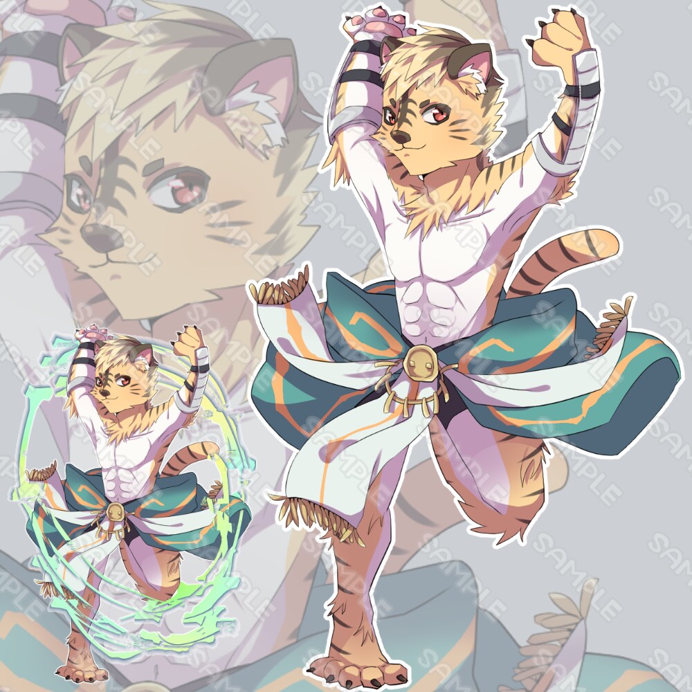 TRPG/フリーゲーム向け男女の立ち絵お描きします キャラクターデザイン、キャラシート制作も承ります！ イメージ5