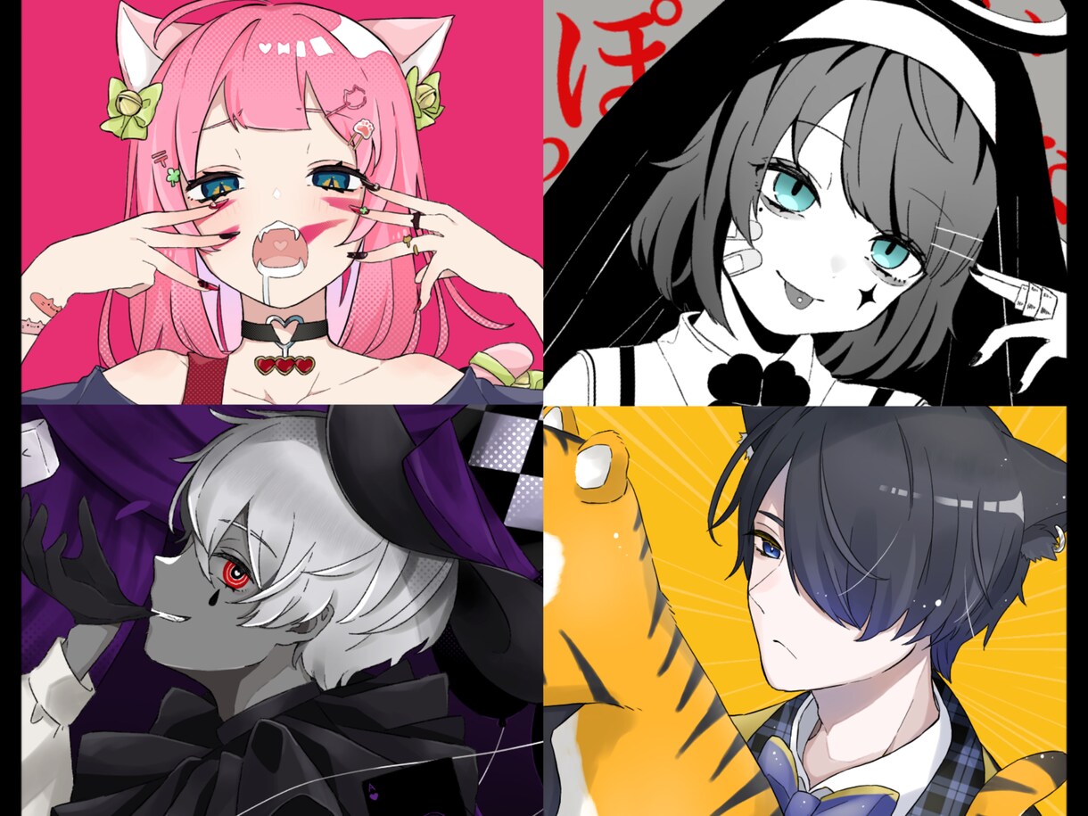 即日納品可／サムネイルイラスト、配信画面制作します 予算によって調整可能！お気軽にお申し付けくださいませ。 イメージ1