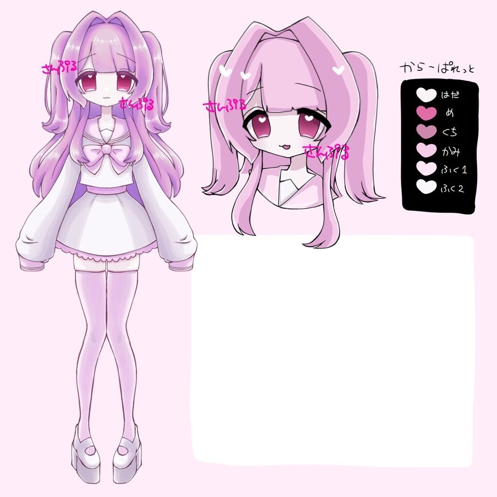 あなたの可愛いキャラクターの詳細を描きます あなたの可愛いキャラクターを精一杯描きます イメージ1