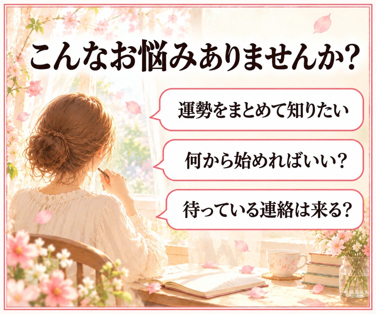 タロットおみくじ10項目/開運のおまじない占います 【最短30分】10項目の運勢と、開運のおまじない イメージ3