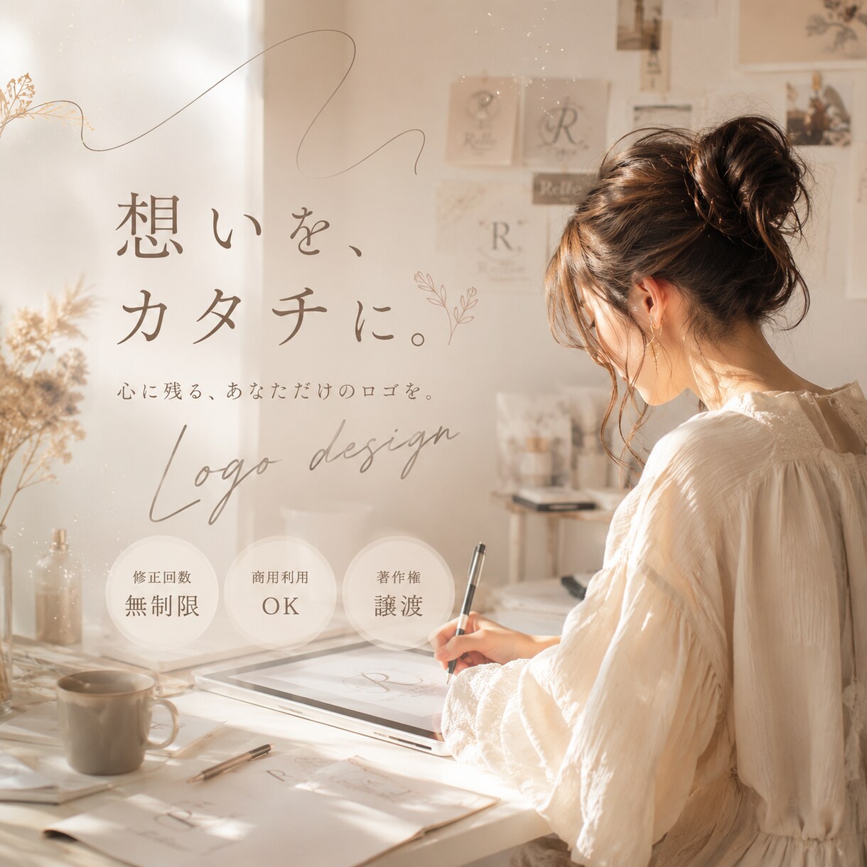 あなたの想いをカタチにします 急ぎでも大丈夫！24時間対応・最短即日納品のロゴ制作 イメージ1