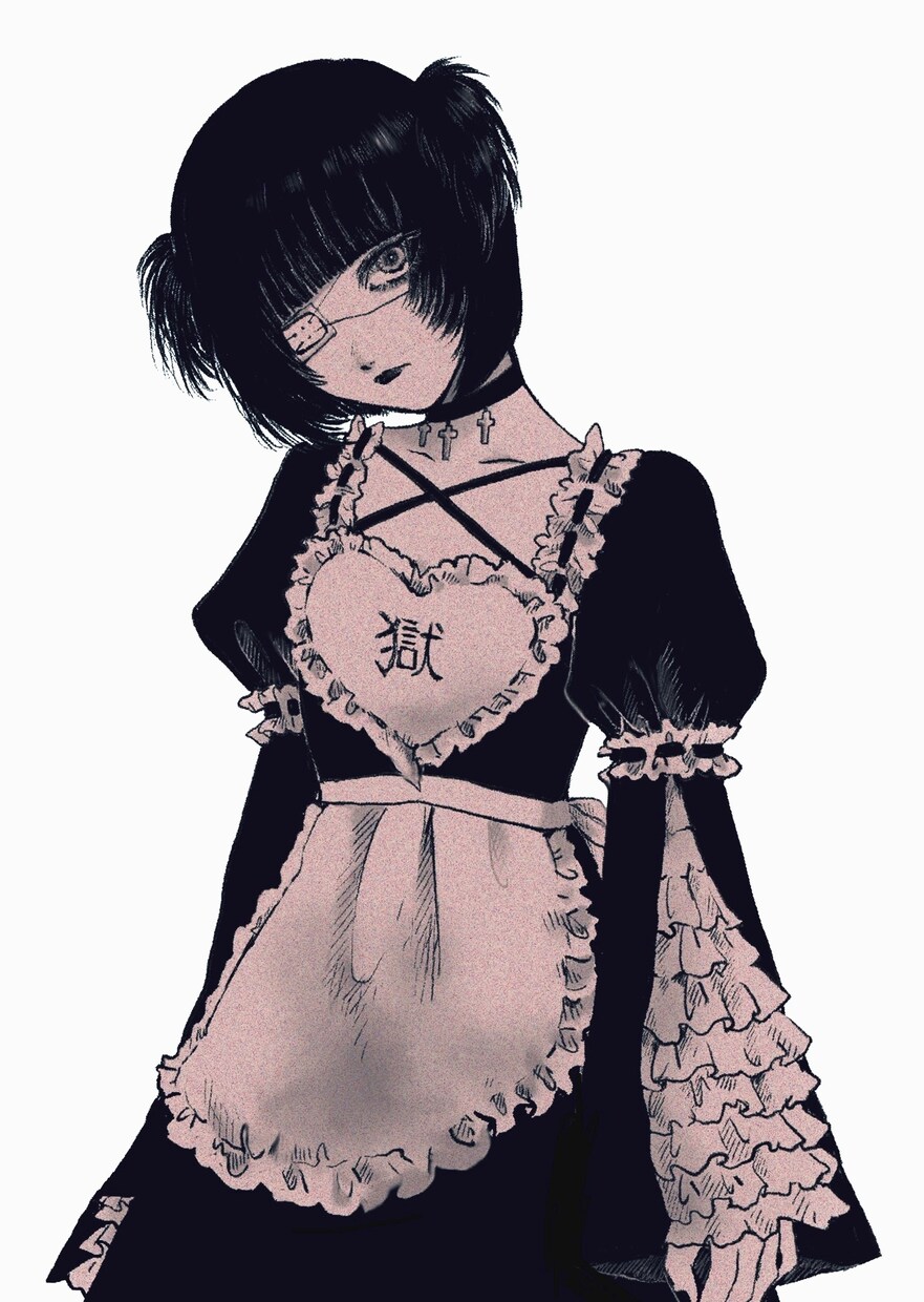 病みかわいい似顔絵イラストを描きます バストアップ、顔アップの似顔絵イラストを制作します！ イメージ7