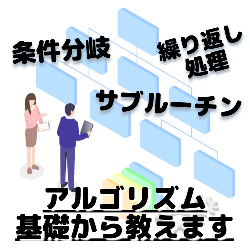 超基礎からアルゴリズムをお教えします プログラミングを超基礎から身につけたい方へ イメージ1