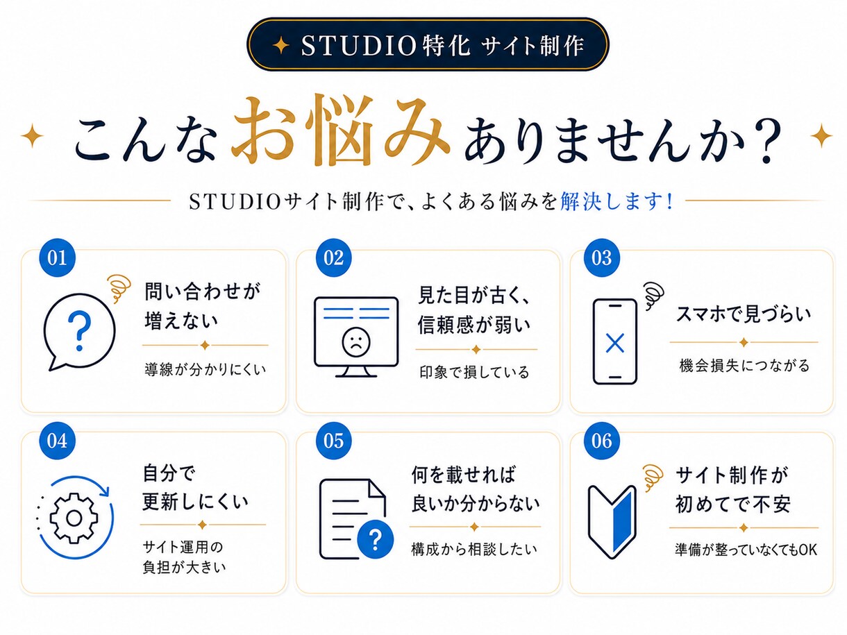 売上UPにつながる！STUDIOサイトを制作します 集客導線×高品質デザイン｜初めてでも丸投げOK イメージ5