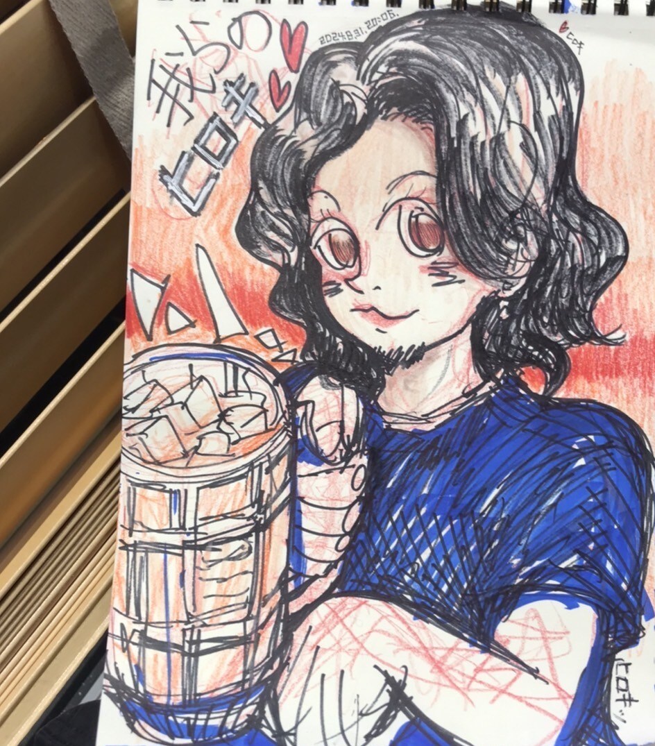 似顔絵描きます スケッチブックから描くアナログ風（ツールでの編集も可） イメージ4