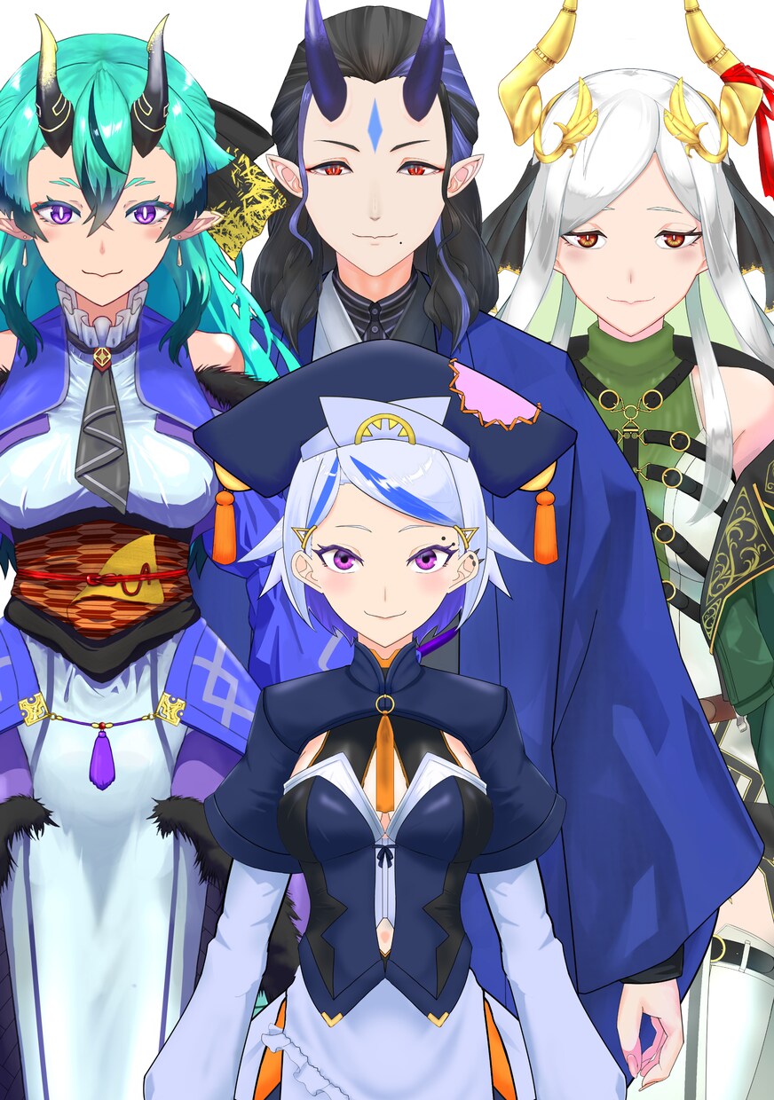LIVE2D用パーツ分けイラストを作成致します LIVE2D用　カワイイキャラクターイラストお作りします！ イメージ2