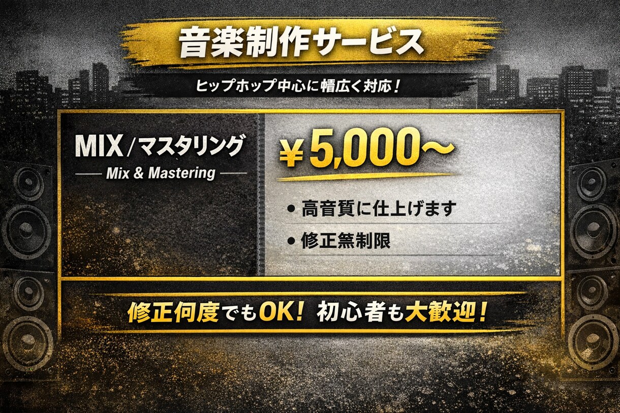 お一人様ずつ丁寧にミックス•マスタリングします 好みに合うまで調整!妥協なしのMIXをご提供致します。 イメージ1