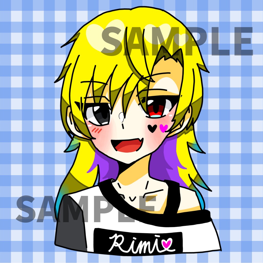 ミニキャラの顔アップのSNSアイコン描きます 追加料金無しでキャラデザもできちゃいます！ イメージ6
