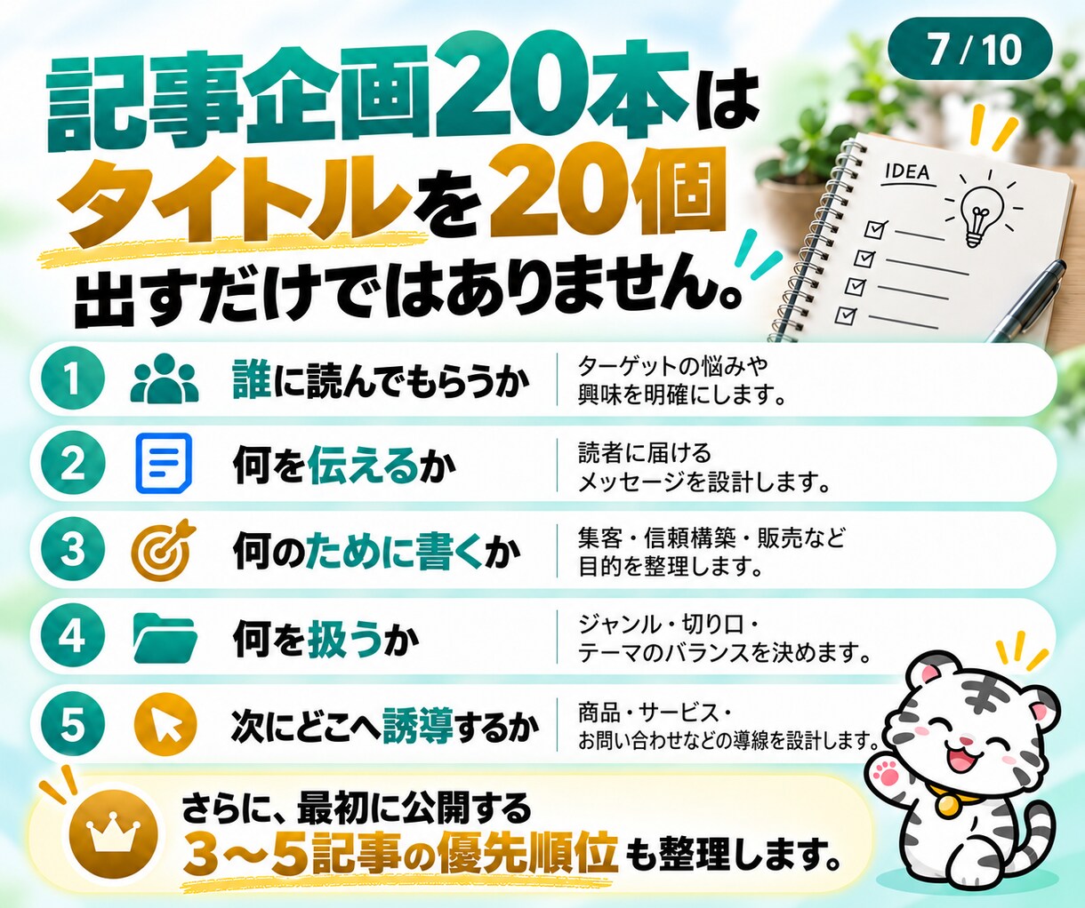 商品につながるnote販売導線を丸ごと作成します SNS→note→商品までの販売導線を一式設計 イメージ7
