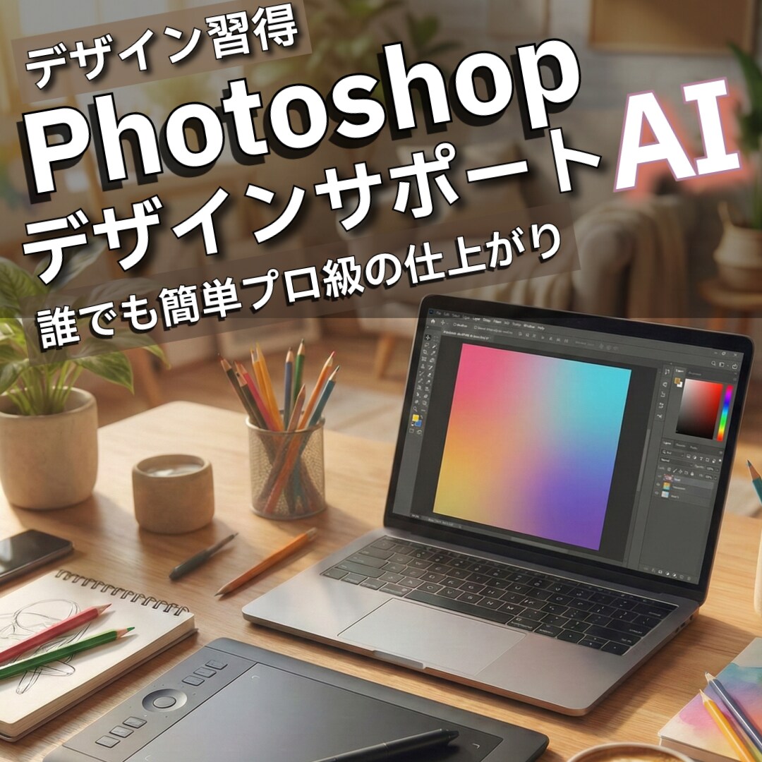 PhotoshopサポートAIあります 改善＋理由＋操作手順で初心者も安心辺 イメージ1