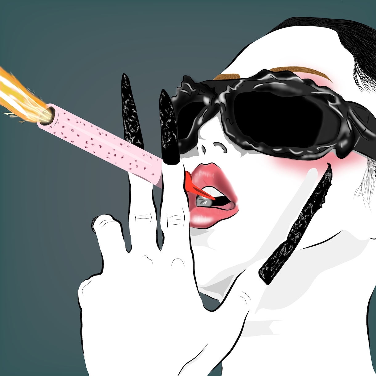 エモい似顔絵など描かせていただきます エモいイラスト　身近な方、著名人などおしゃれに仕上げます イメージ1