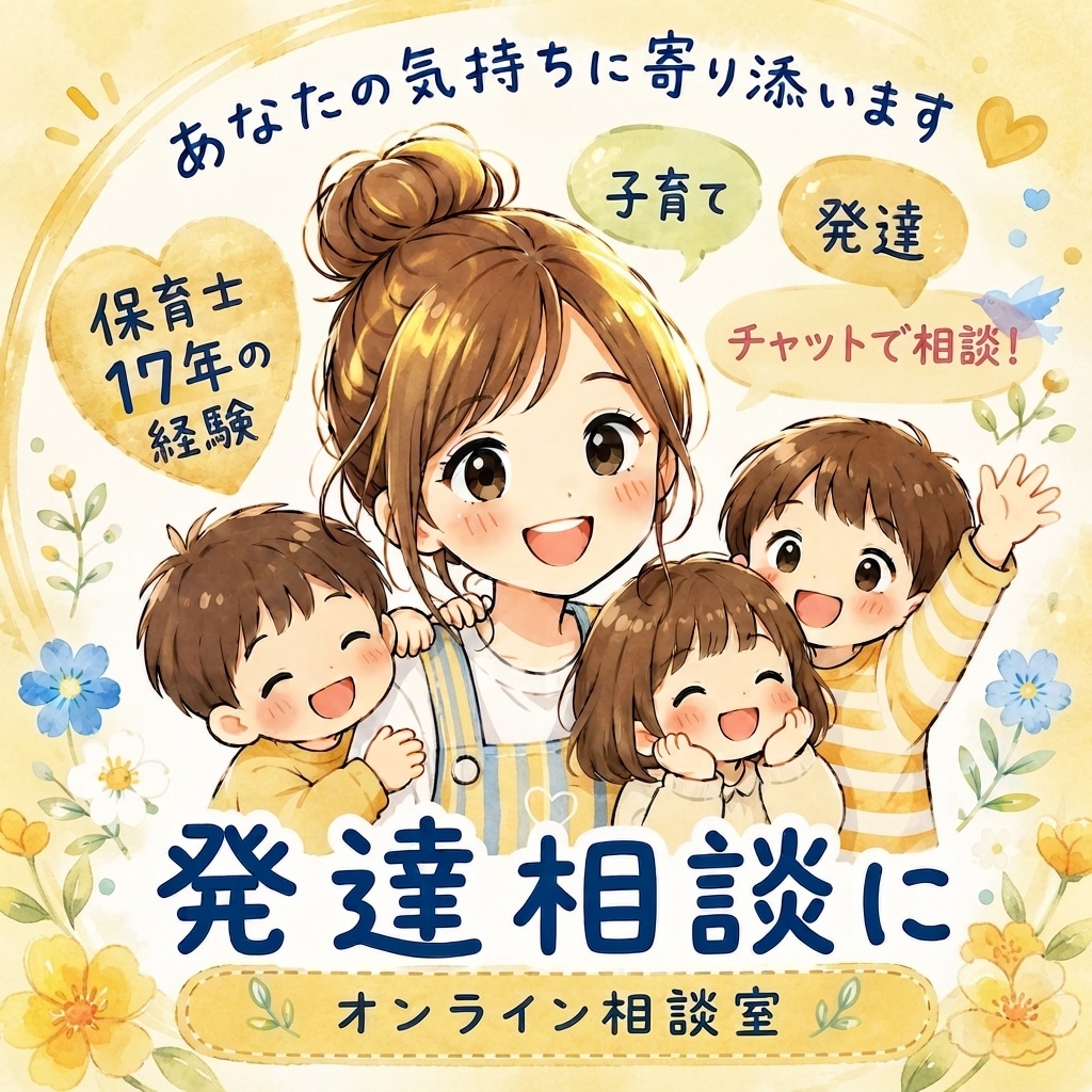 発達相談☘️チャットします 発達/言語/行動/チック/精神/発音/吃音/気になる事 イメージ1