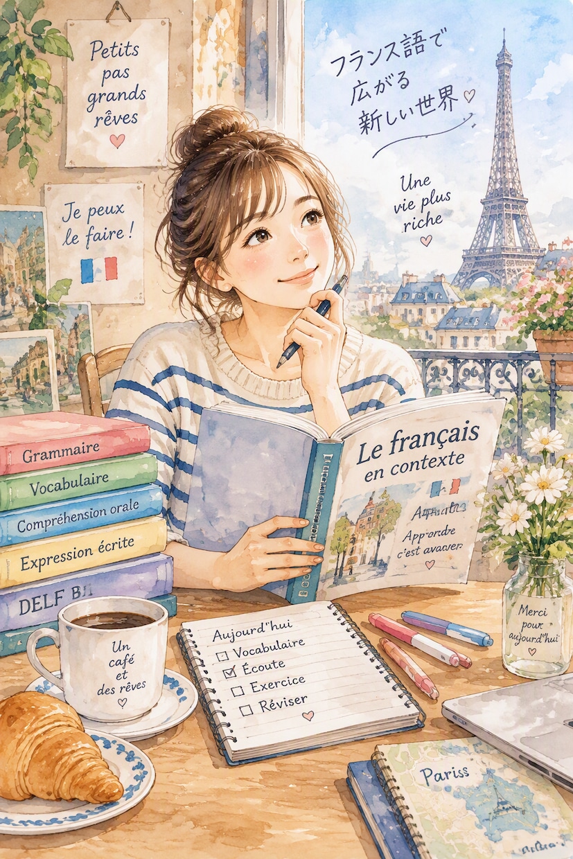 フランス語試験 DELF B1合格のヒント教えます 勉強法や工夫したこと【PDF12枚+学習スケジュール表8枚】 イメージ4