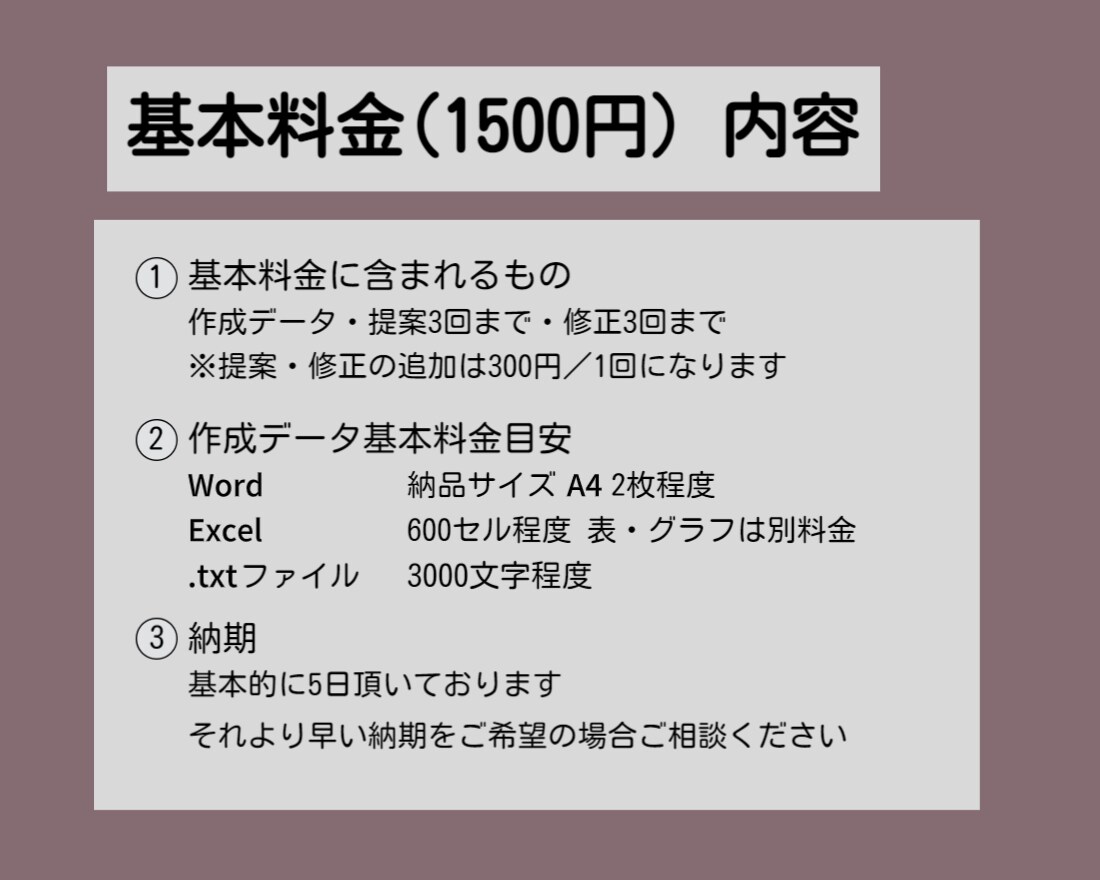 1500円～PDF・画像などテキストデータ化します 正確・丁寧な作業であなたの作業時間を圧縮！ イメージ3