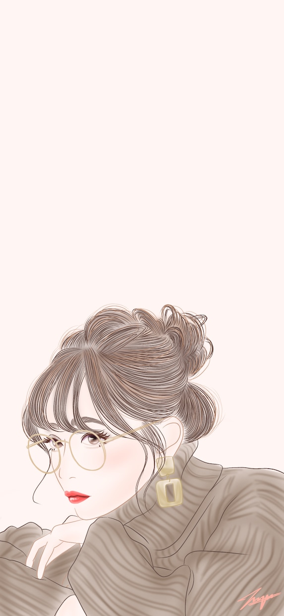あなたを可愛くふわっとした似顔絵描きます 特徴をとらえつつ更に素敵に仕上げます！ イメージ10