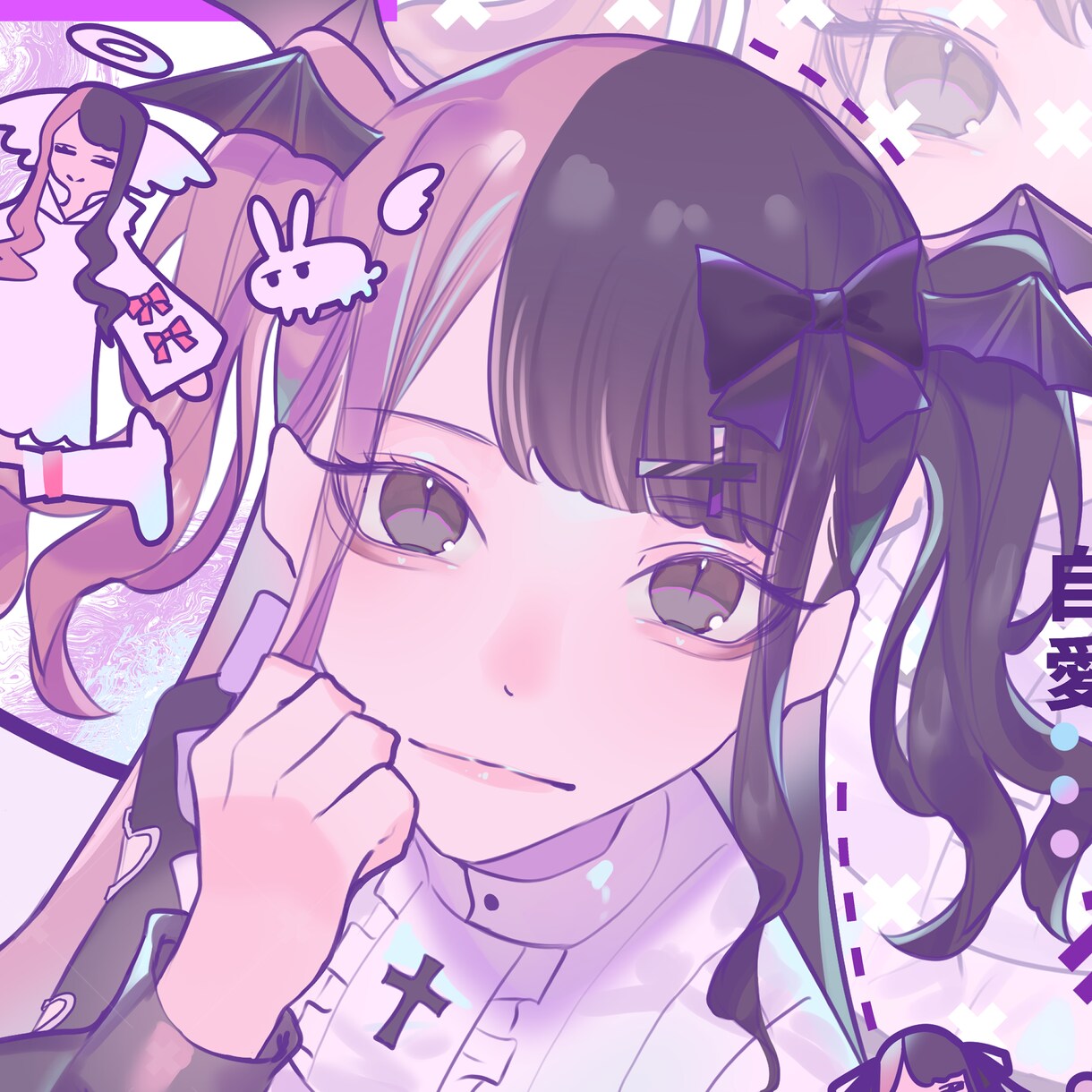可愛い系アイコンイラストを作成します メルヘン、ゴシック、ゆめかわ、地雷系を好む方へ イメージ3