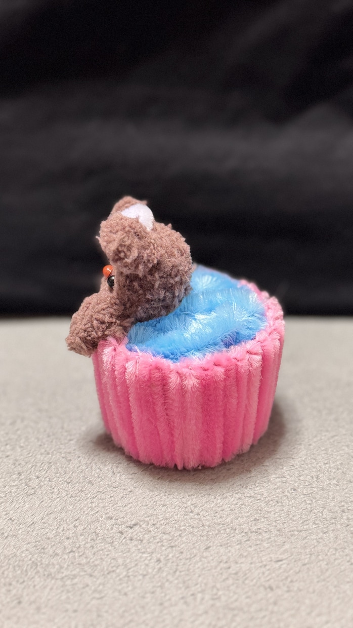 ふわふわ可愛いくまさんをお届けします ふわふわくまさんのカップ入り作品♡ イメージ2