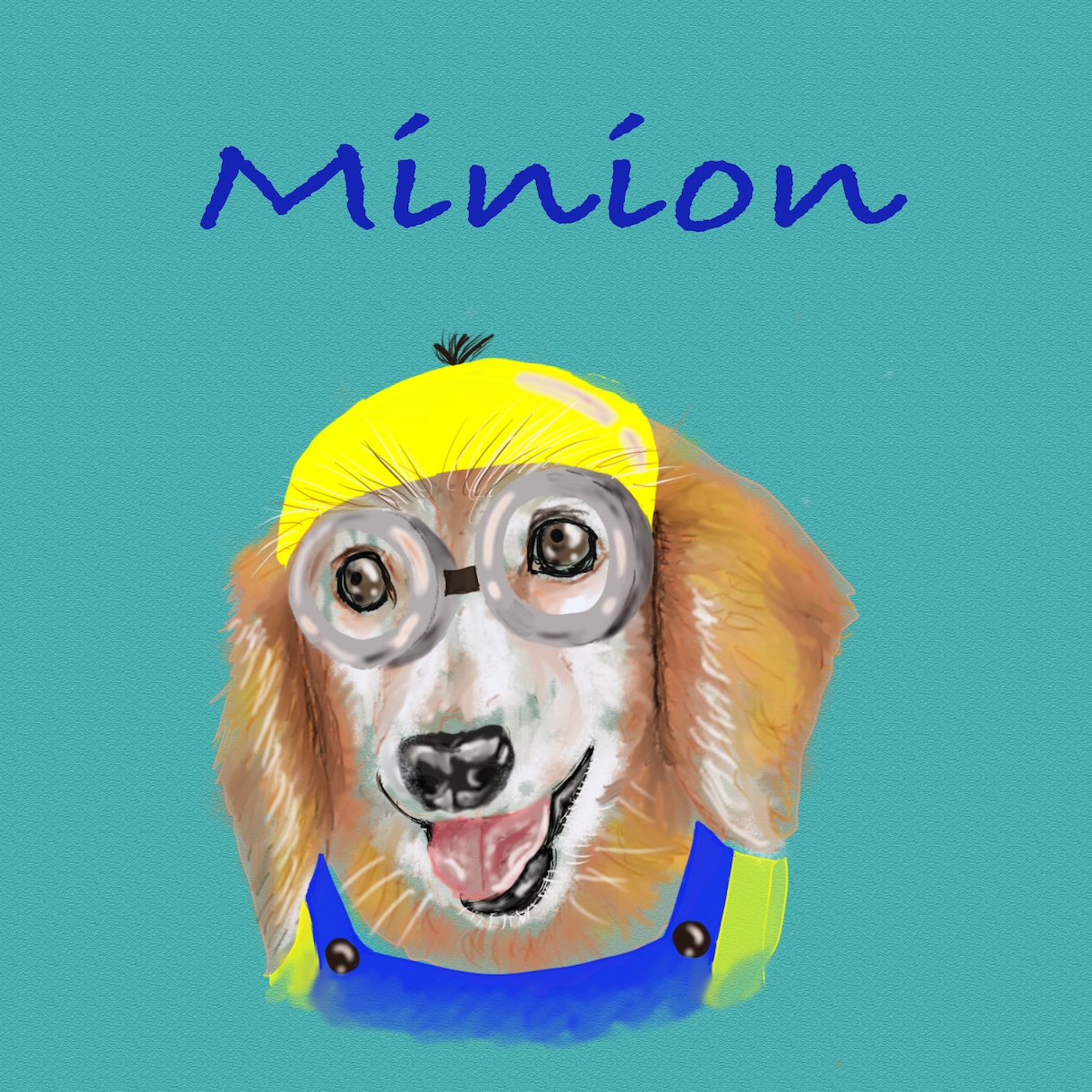 デジタルアート★ペットのおしゃれな似顔絵描きます オーダメイド★大切なペットの可愛い姿をアート作品として！ イメージ2