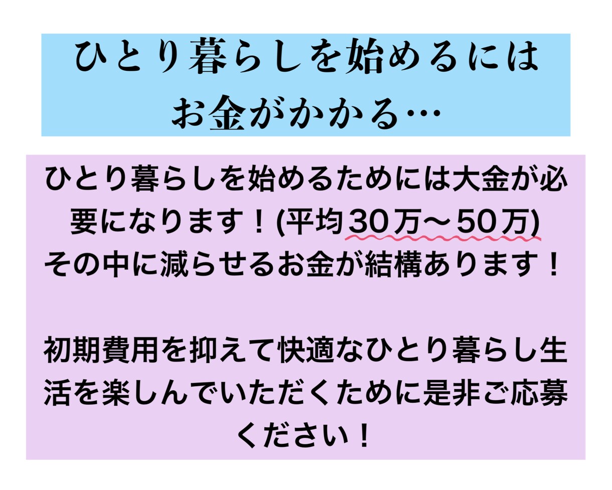 初めての一人暮らしのお金に関わるアドバイスをします お部屋探しから生活費についてのアドバイスを現役FPがお届け イメージ3