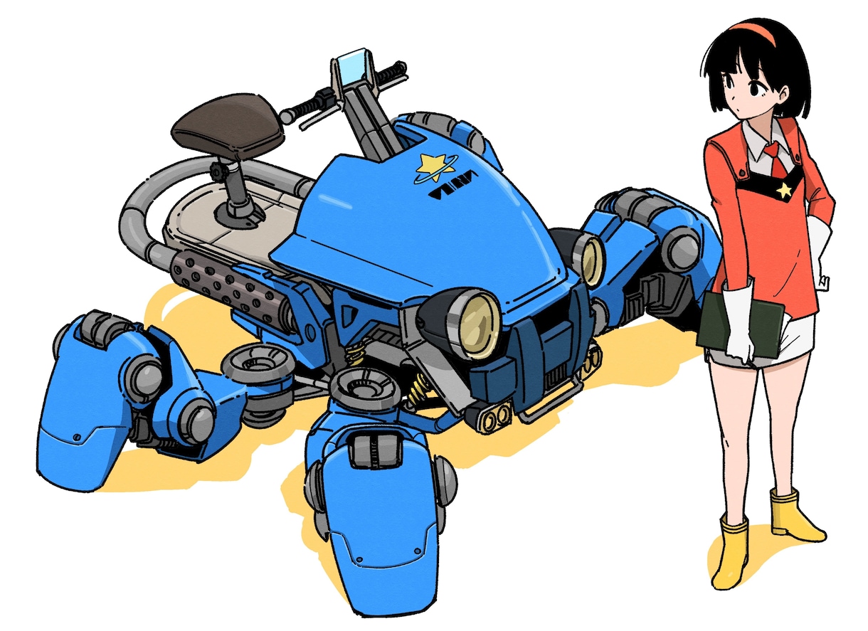 ご依頼にあわせたオリジナルイラストを製作します 人外(ロボット,モンスター)が好きな方にもおすすめ イメージ6