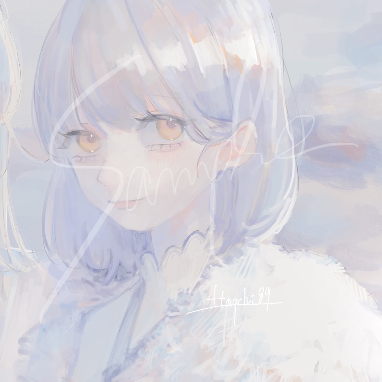 水面に浮かぶ月のような、夢のような絵をお届けします SNSアイコン/YouTube等幅広くご利用いただけます イメージ5