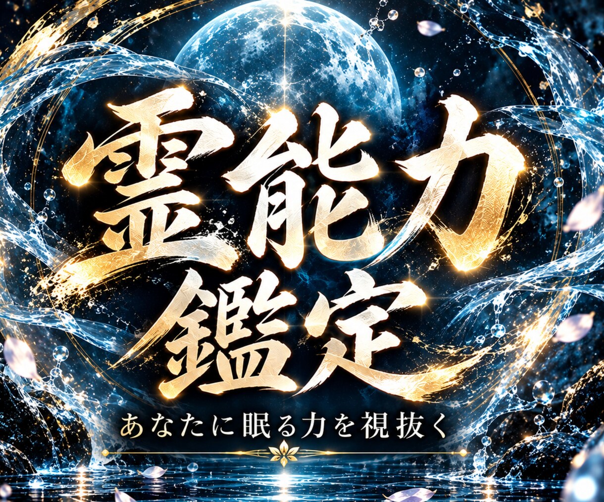 あなたに眠る霊能力を特定し、覚醒への道を伝えます あなたの奥底で秘められた能力、勘違いではありません イメージ1