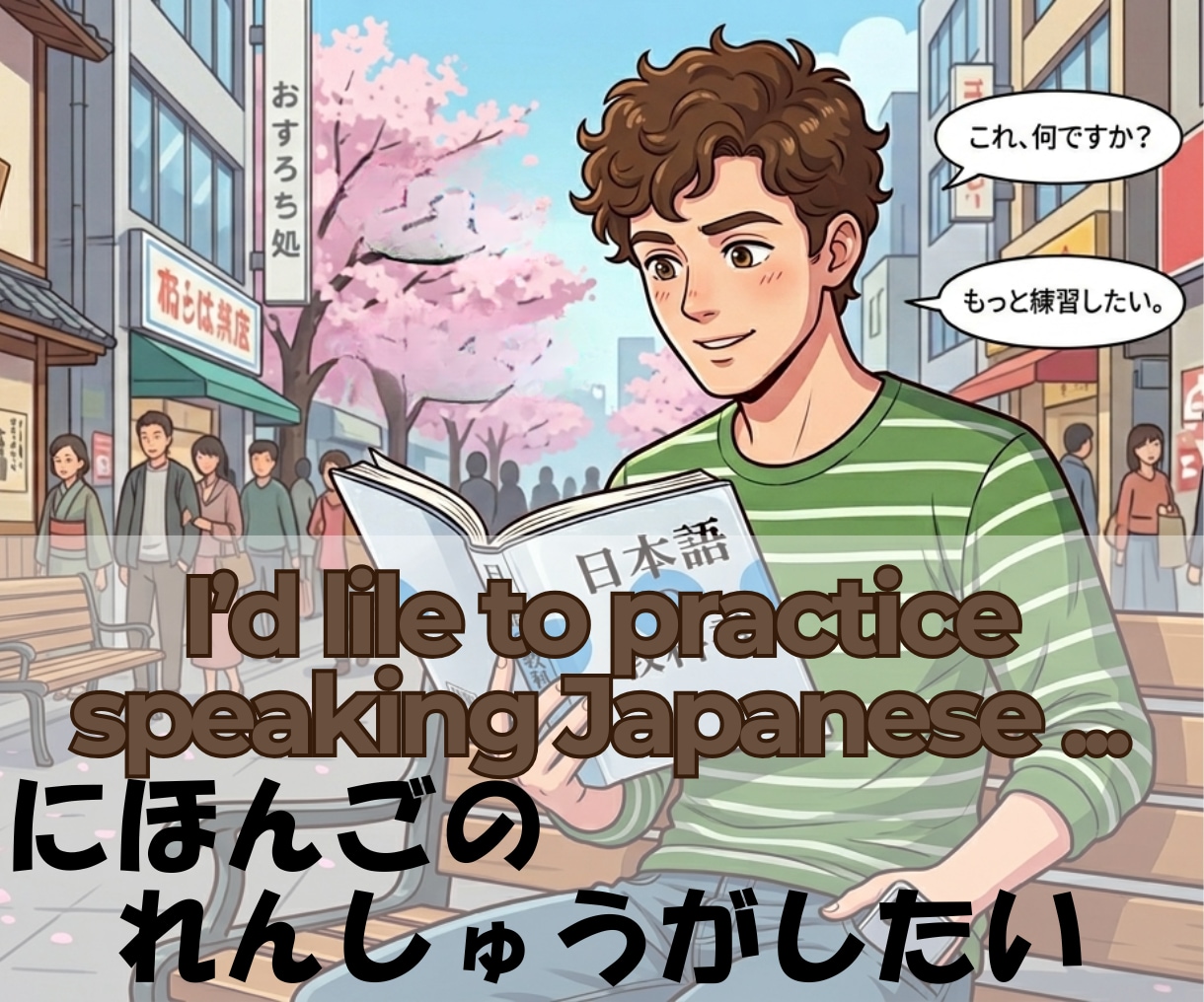 日本語の話し相手、友達の様にあなたの話お聞きします Japanese practice no pressure！ イメージ7