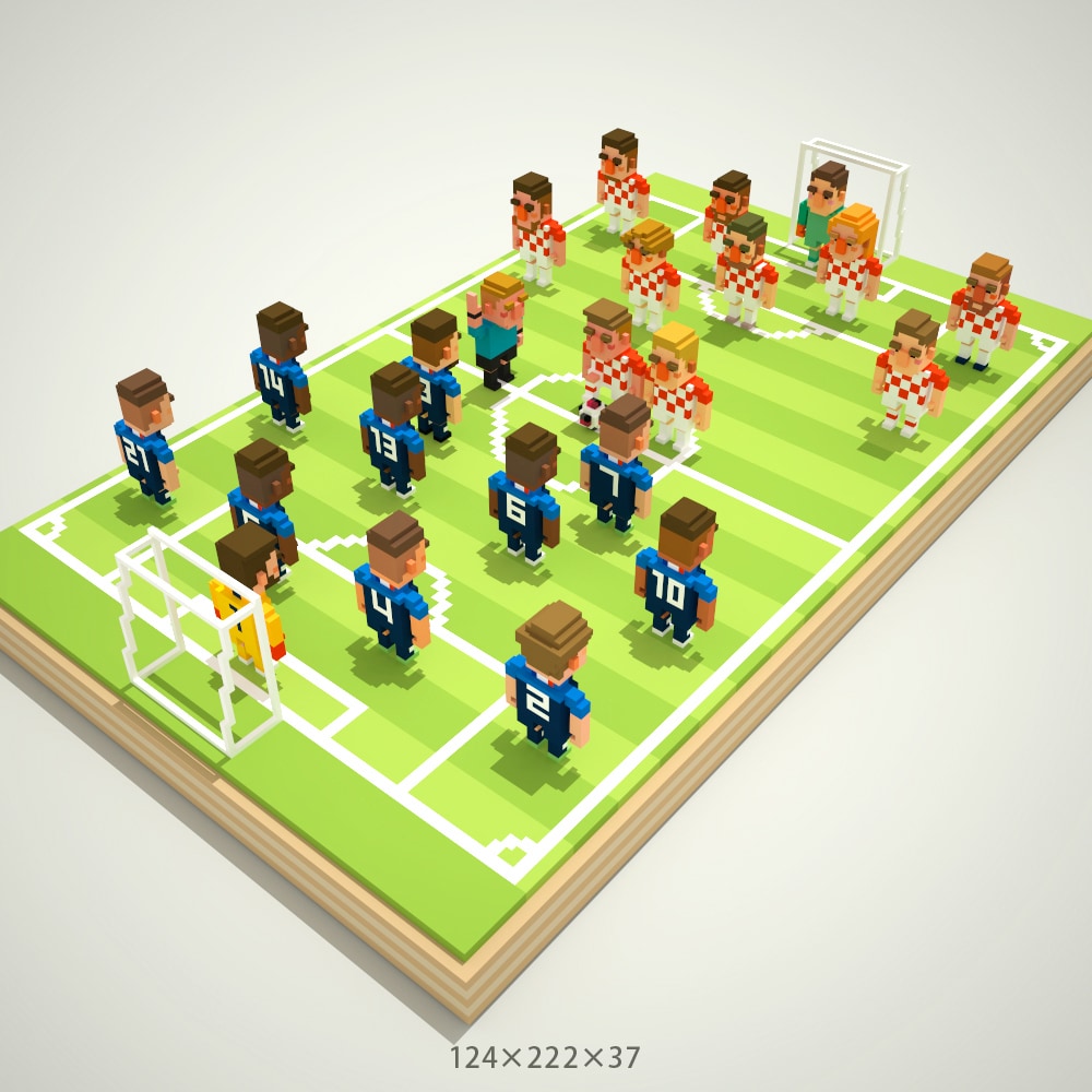 レゴブロック風3Dイラストを作成します イラスト素材に印象的なボクセルモデリングを使ってみませんか？ イメージ5