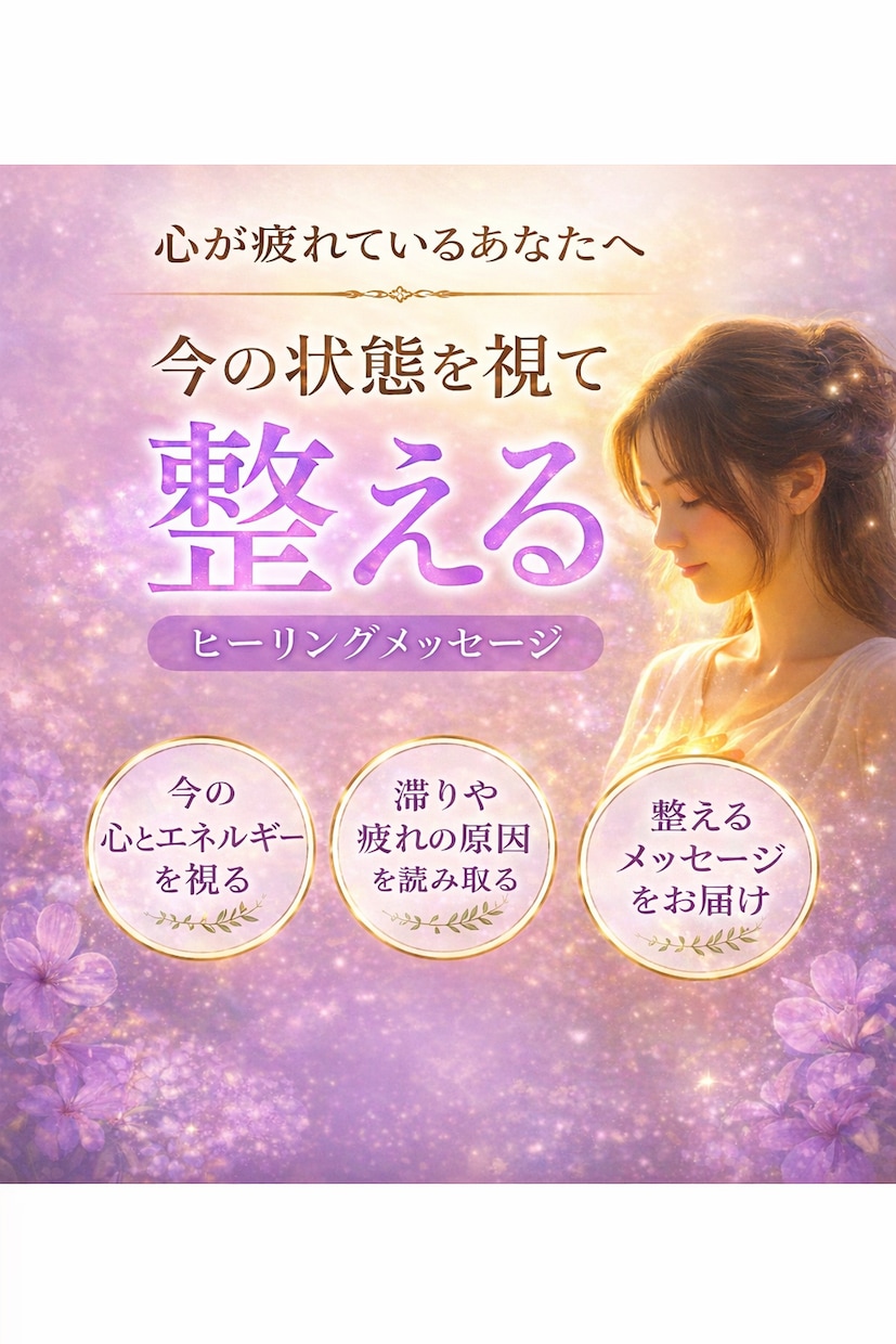 心と流れを整えるヒーリング音声鑑定をお届けします 聴くだけで、心が静まり整っていきます。 イメージ1
