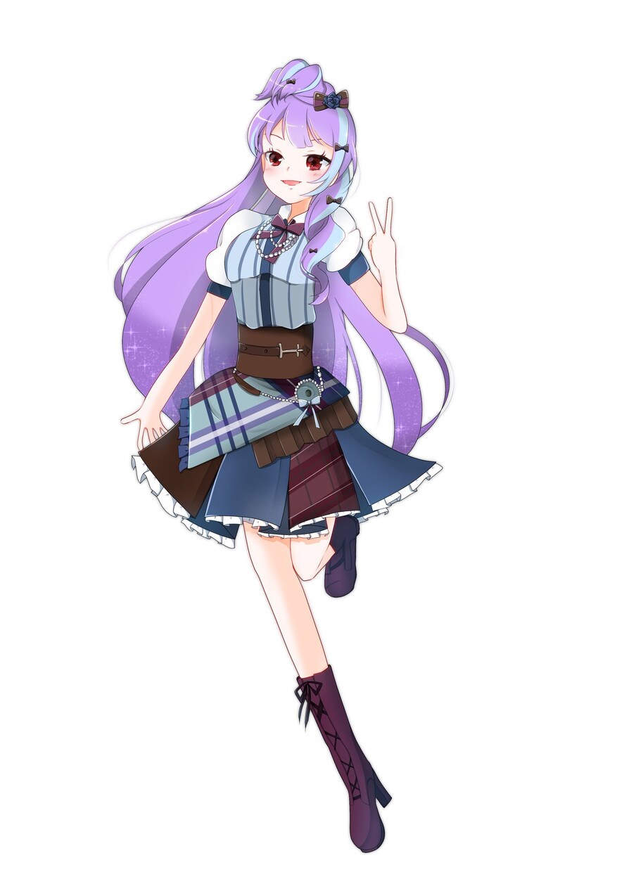 キャラクターの立ち絵書きます アニメ塗り、ポップな絵柄であなたのキャラを形にします イメージ3